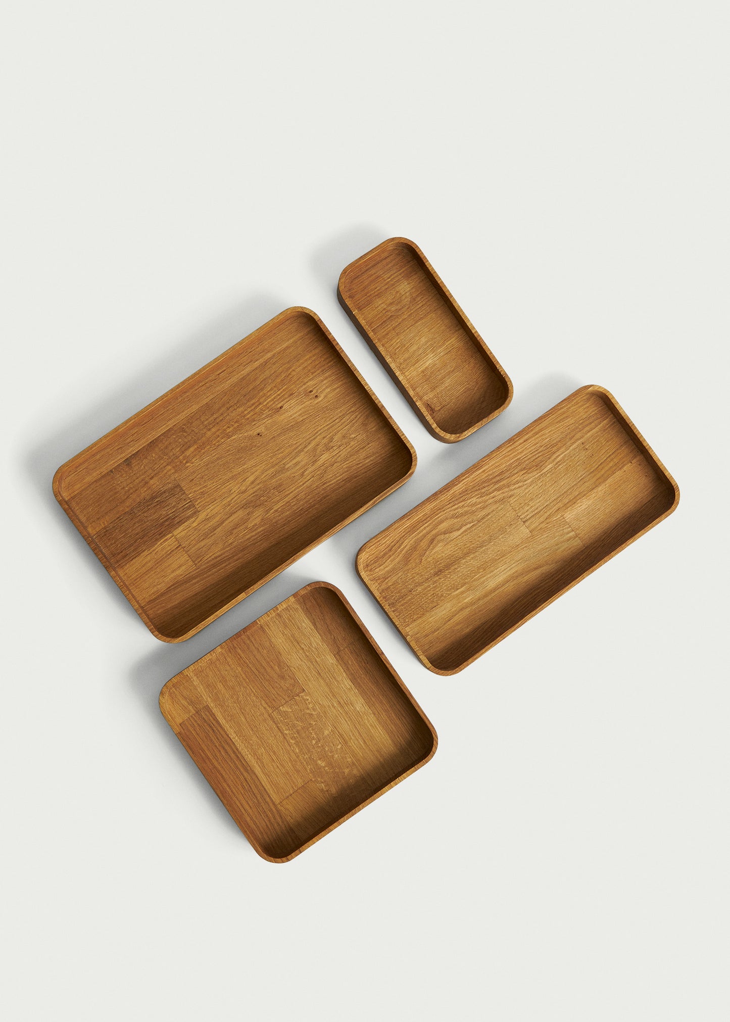 Conjunto de bandejas de madera - Serie 2